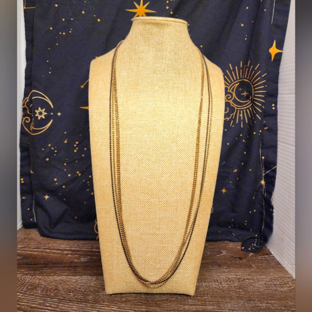 Treska Metal Waterfall Necklace
